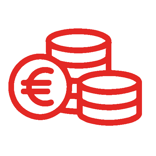 Icon Mitarbeitervorteile Wichels Geld Icon Mitarbeitervorteile Wichels Geld